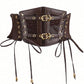 Hershine AltGoth Elastic Wide Waist Belt with Embossing
