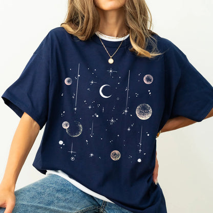 Oversize Starry Night Women's  T-Shirt
