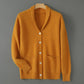 Vireous New Season Men's Shawl-Collar Cashmere Cardigan