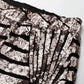 Vireous Women's Sparkling Sequin Slacks, Loose Mid-Waist Trousers
