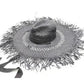 Women's Summer Raffia Hat, Wide Brimmed Sun Protection, Popping Colours