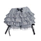 Women's Pleated Bloomers, Vintage Victorian Costume Knickers with Bow-Knot