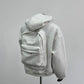 Unisex Travel Baggage Hoodie with Large Hidden Back Pocket