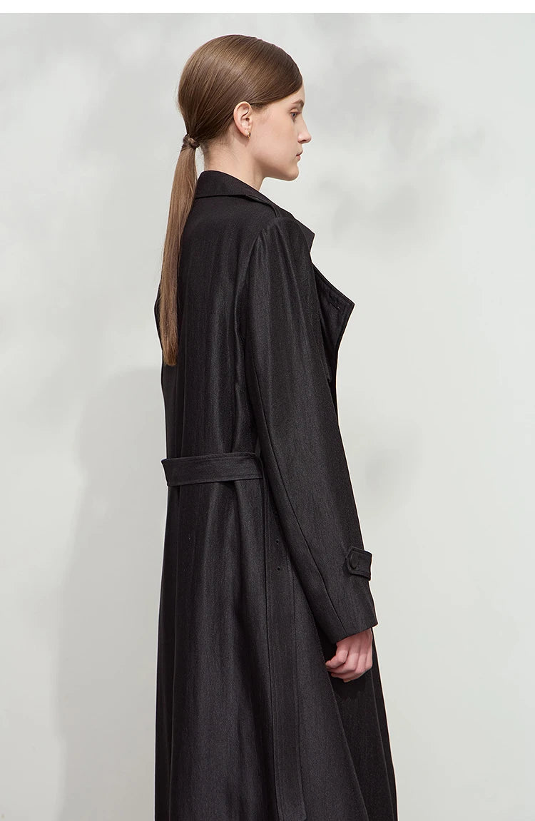 Minimalist Luxury Medium-Weight Women's Rain Coat