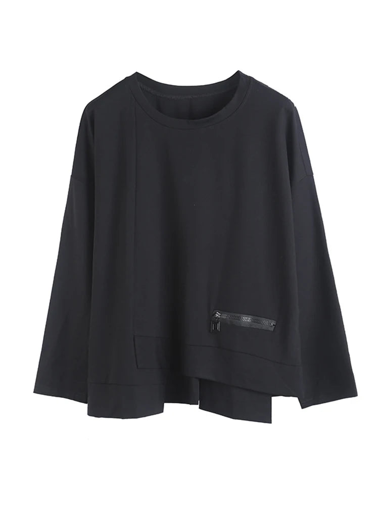 Vireous Streetwear Women's Round-Neck Fashion Top, Catwalk Collection