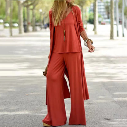Vireous Casual Elegant Three-Piece Women's Very Loose Comfort Suit