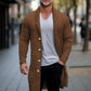 Vireous Men's Very Long Cable Knit Sweater, Multi Colours