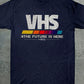 Vintage 'VHS The Future Is Here' T-Shirt, Philosophical 1970s Throwback