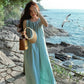 Vireous French Fashion Vacation-Style Dress