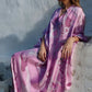 Colourful Abstract Print Kaftan Dress, Party Dress
