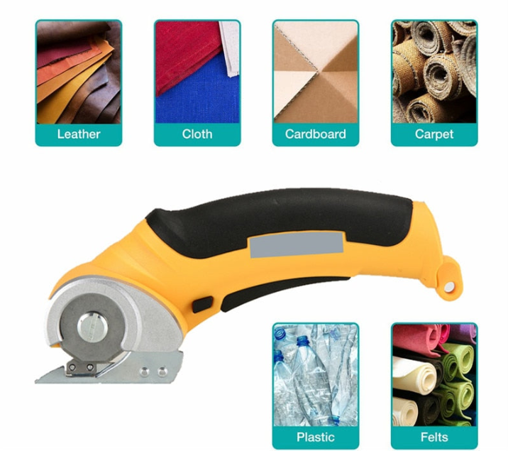 Rechargeable Cordless Electric Scissors Rotary Cutter