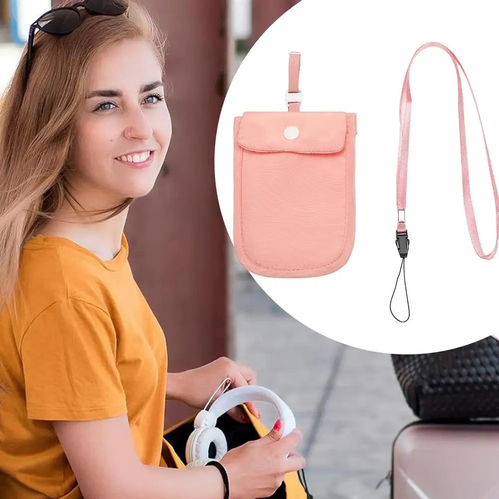 Travel Safe Bra Wallet Under-Clothes Adjustable Travel Wallet