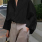 Avant Garde Women's Buttoned Loose-Fit Shirt