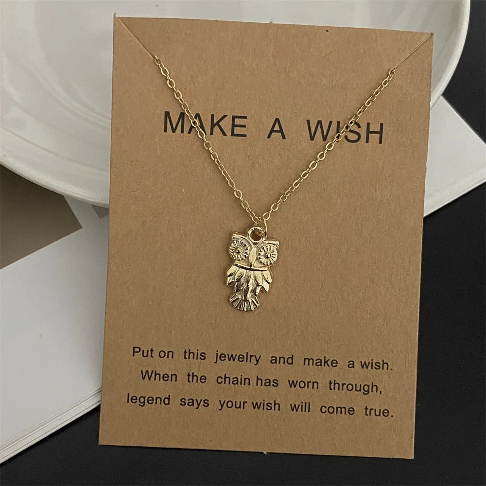 Moon Star Pendant Necklace, Multi Designs