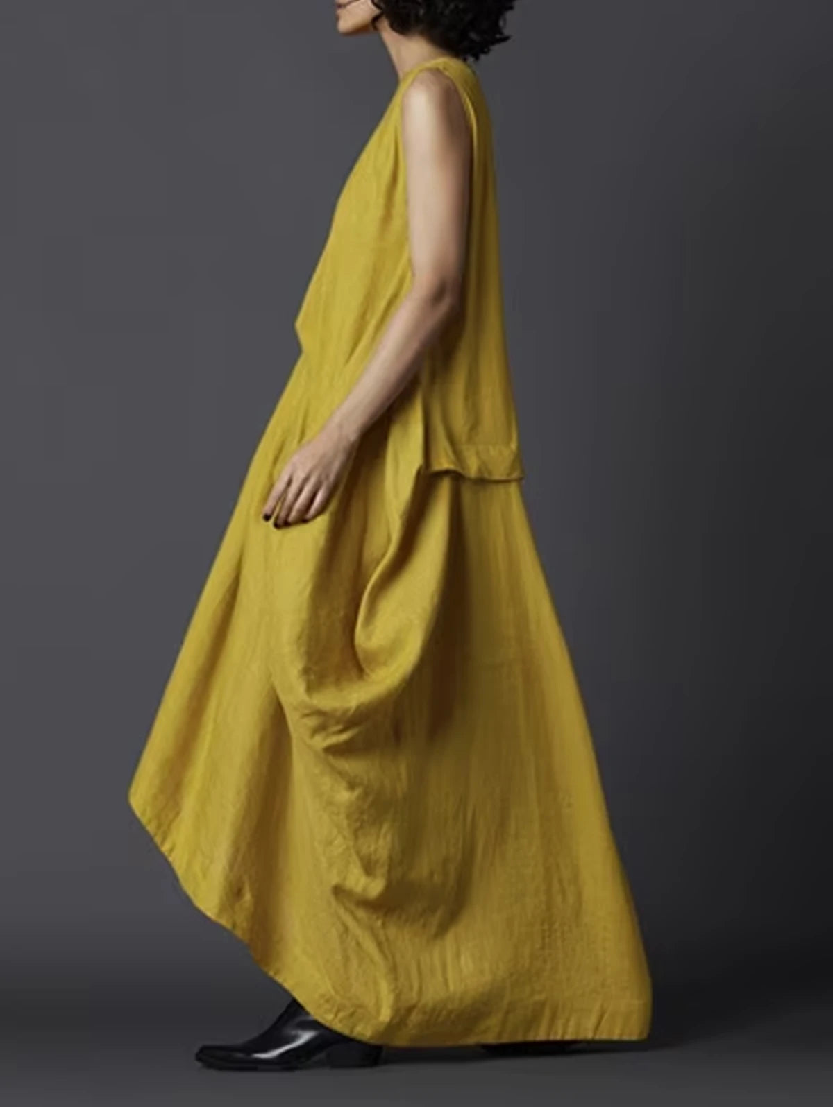 Summer Layered Pockets Dress, Fashion Casual Loose Tank Dress, Plus Sizes