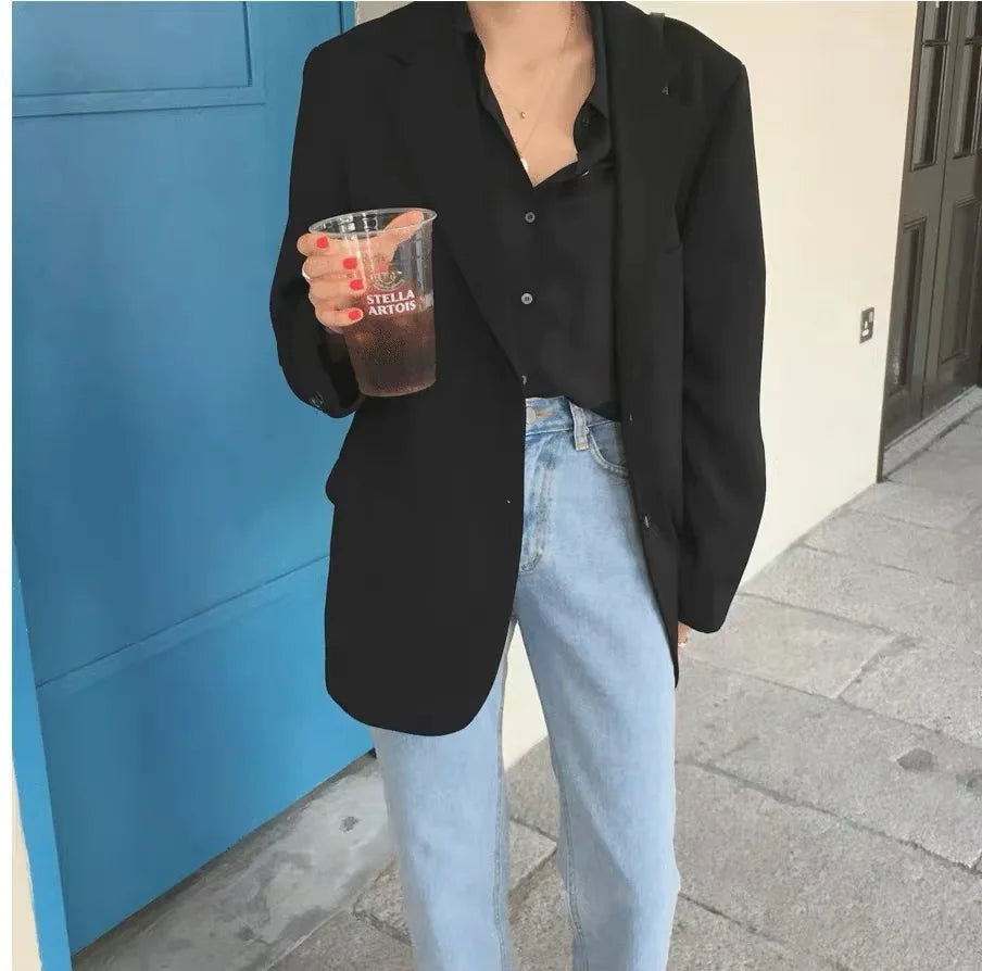 Vireous Classic Women's Blazer Single-Breasted, Multi Colours