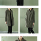 Classic Minimalist Women's Trench Coat Windbreaker, Multi Colours