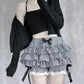 Women's Pleated Bloomers, Vintage Victorian Costume Knickers with Bow-Knot