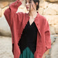 Fashion Cotton Linen Women's Stand Collar Jacket, Multi Colours