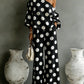 Colour-Wave Point Set, Women's Slant Shoulder Two-Piece Summer Suit