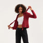 Bow Tied Front Knitted Women's Cardigan, Multi Colours