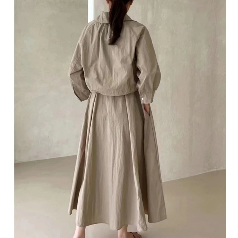 Two-Piece Women's Sleeveless Dress and  Matching Jacket Suit