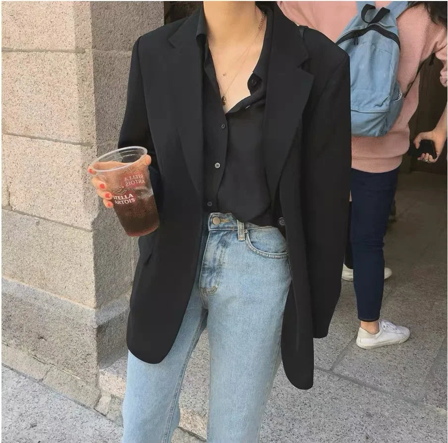 Vireous Classic Women's Blazer Single-Breasted, Multi Colours