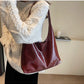 Large Capacity Soft Leather Tote Handbag, Multi Colours