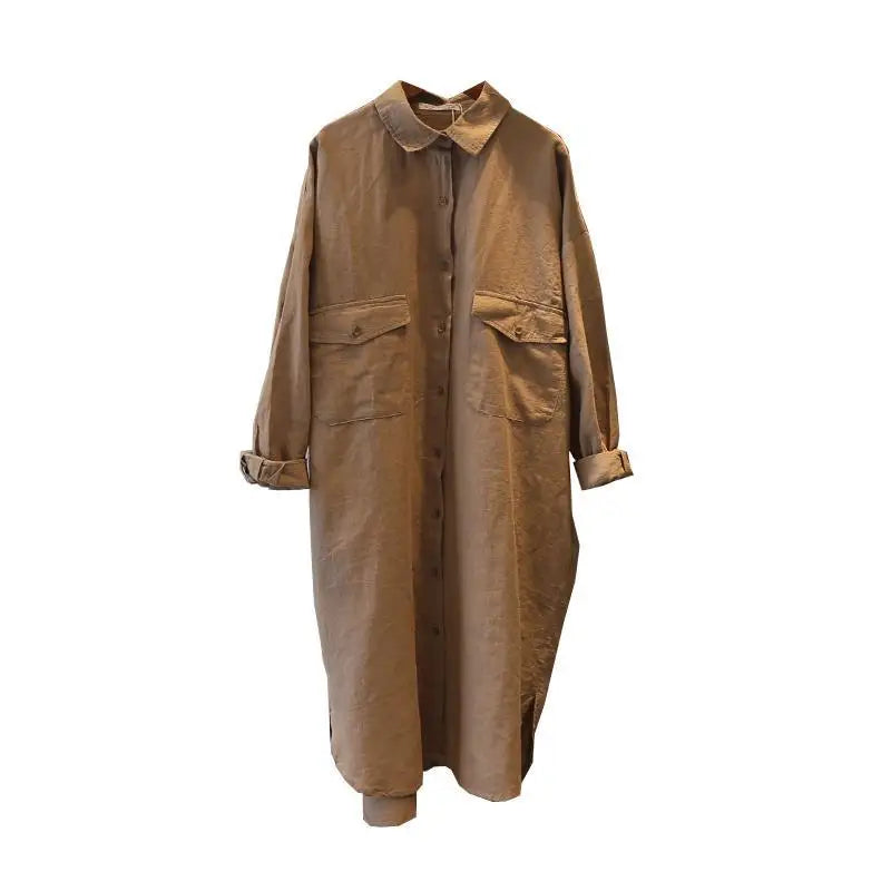 Cotton Blend Women's Midi Polo Shirt Dress, Plus Sizes