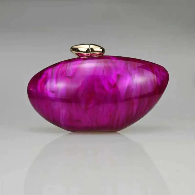 Vireous Acrylic Colourful Evening Clutch Bag