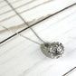 Adventure Necklace, Globe Design, Zirconia Studded