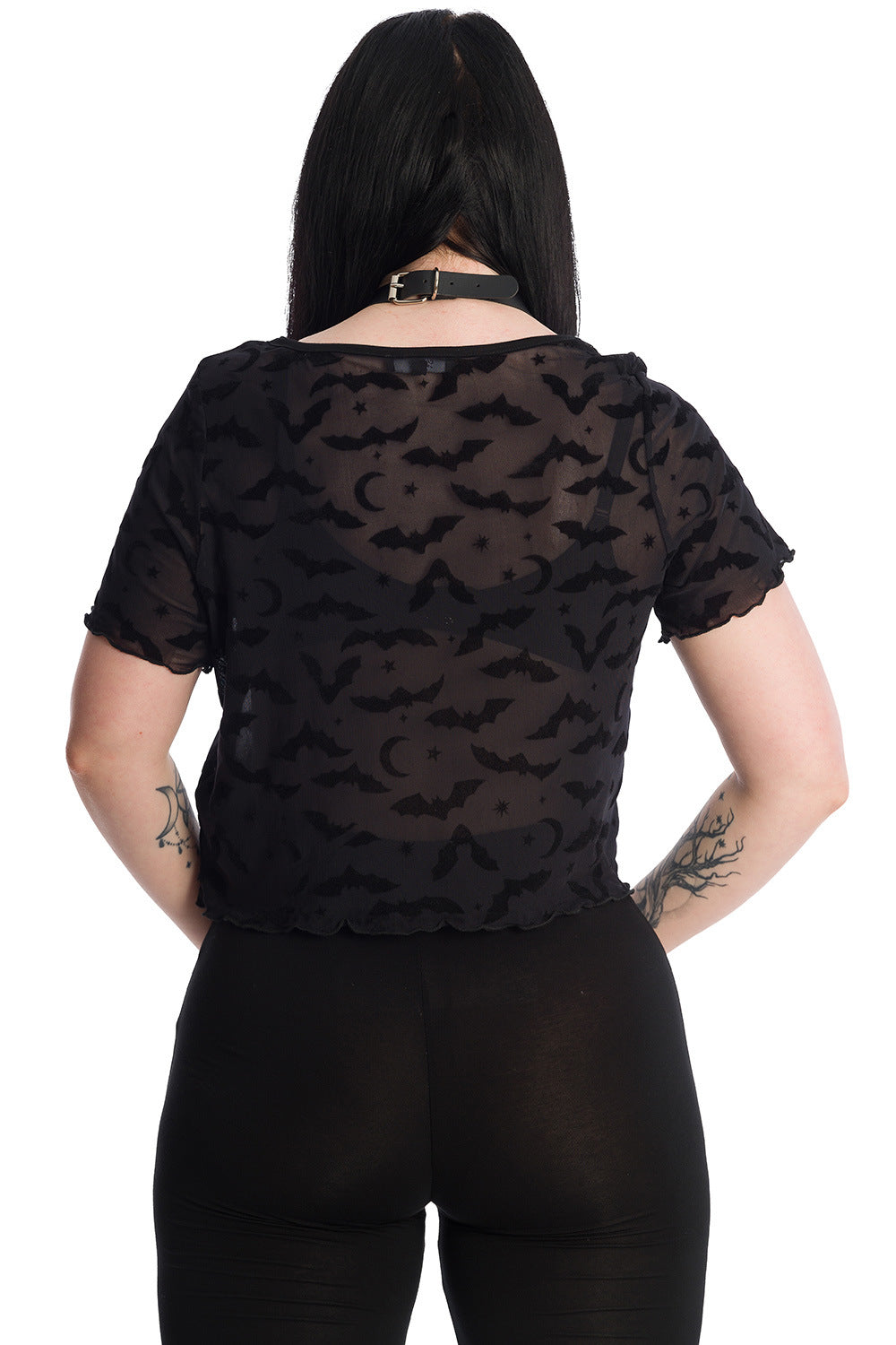 Banned Prayers Bat Pattern Women's Top