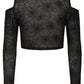 Banned Apparel Seraphina Women's Mesh Top in Black