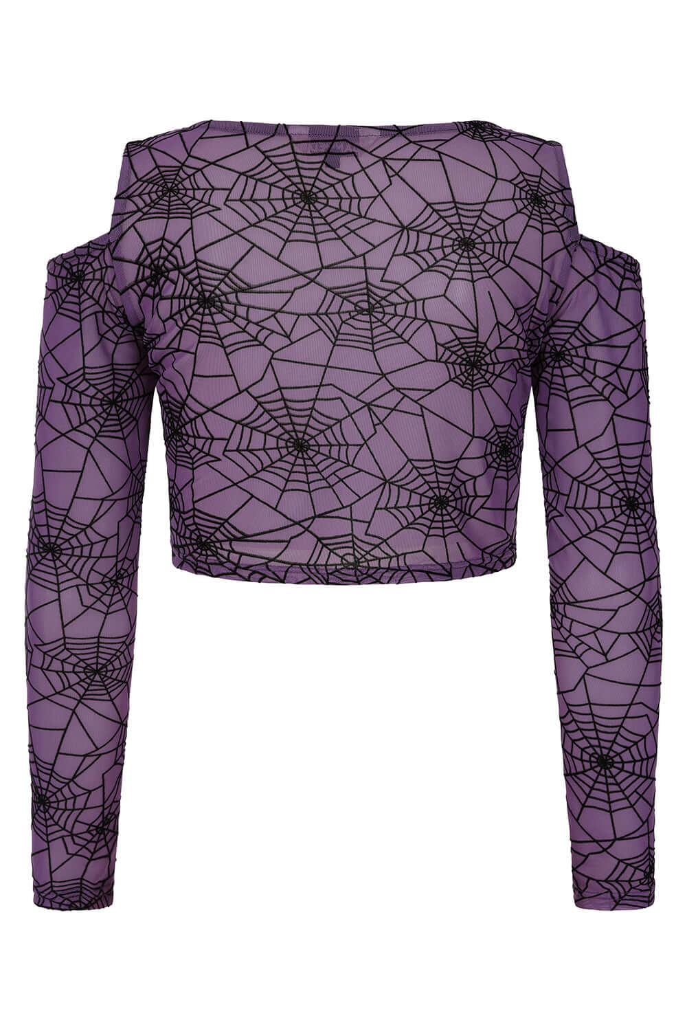 Banned Apparel Seraphina Mesh Top in Purple