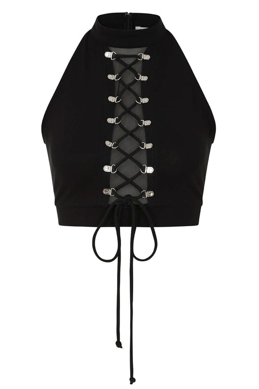 Banned Apparel Isolde Goth Halter Top