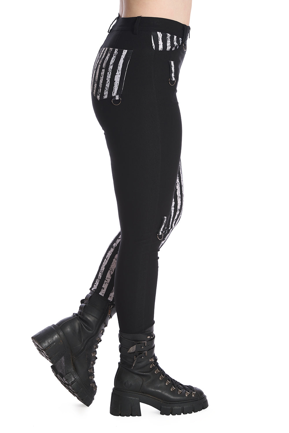 Banned Spooky Night Walks Half and Half Trousers