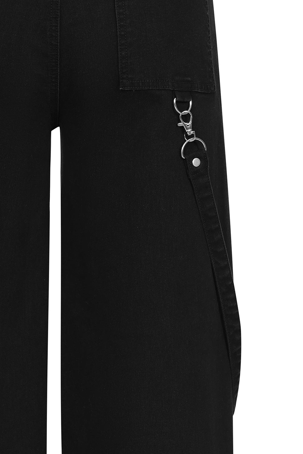 Banned Apparel Cinder Industrial Mesh-Panel Wide-Leg Trousers