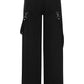 Banned Apparel Cinder Industrial Mesh-Panel Wide-Leg Trousers