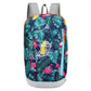 Waterproof Flamingo-Print Hiking Backpack