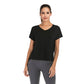 Women's Sports Light Loose Sports Top with Open Back
