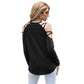 Vireous Long Sleeve Crossover Off-Shoulder Women's Summer Top