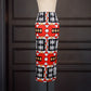 High Waist Slim Geometric Print Skirt, Plus Sizes