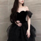 Floaty Sheer Tulle Evening Dress, Princess Sleeves