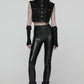 Punk Rave Ravenna Leggings in Black Prism Finish
