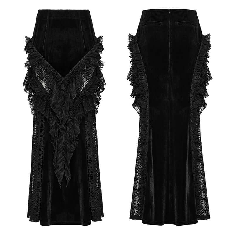 Punk Rave Nera Goth Dynamic Skirt