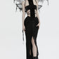 Punk Rave Morrigan Gothic Butterfly Costume Wings in Black