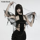 Punk Rave Morrigan Gothic Butterfly Costume Wings in Black