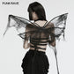 Punk Rave Morrigan Gothic Butterfly Costume Wings in Black