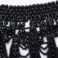 Punk Rave Aphrodite Black Beaded Necklace, Gothic-Style Fashion Accessory