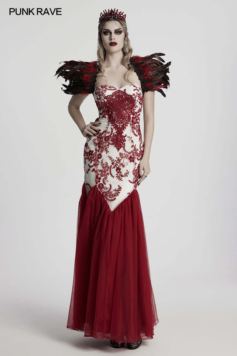 Punk Rave Effie Gorgeous Red Crystal Headband